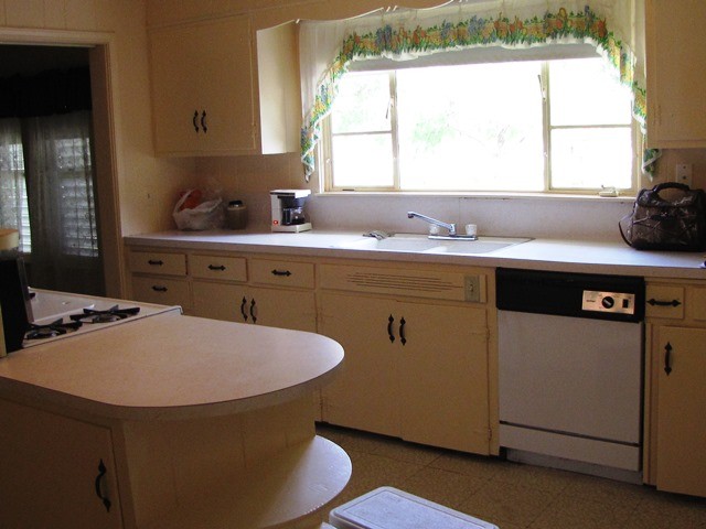 kitchen with disposal and dish washer